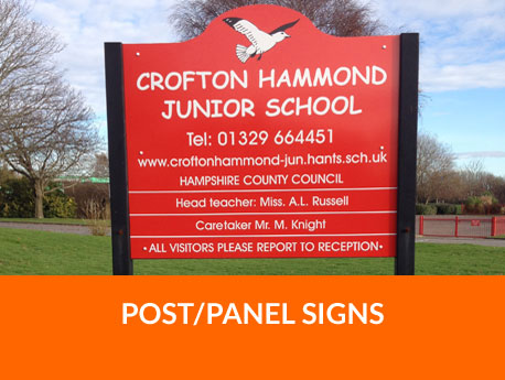 Post and Panel Signs - AFab Signs Portsmouth